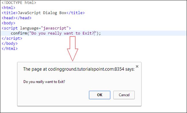 confirm dialog box